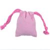 Pacote de Algodão Puro Bolso Estilo INS Cor Doce Bolso com Cordão de Cor Bolso de Algodão Puro com Abertura para Cordão Bolsa de Joias Bolso de Algodão Puro