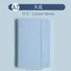 Mini Cuaderno A7 Pequeño, Libreta Portátil con Bolsillo Pequeño con Solapa Pantss, Superficie de Cuero Engrosada, Tacto de Piel Impermeable