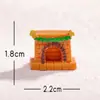 Paisaje en Miniatura Transfronterizo Creativo Casa de Nieve Navideña Señal de Calle Escena de Nieve Accesorios de Decoración DIY Pequeños Adornos de Escritorio