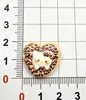 Gravata borboleta de desenho animado estampa de leopardo gatinho acessórios de resina DIY grampos de cabelo cola de creme feitos à mão, elásticos de cabelo, chaveiros e acessórios para copos de água