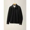 Sudadera de Manga Larga Patchwork de Mezclilla Falsa de Dos Piezas Bloque de Color para Hombre, Otoño Estiloso Diseño Manga Larga Top Camiseta Básica