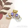 Exquisito Pasador de Corona de Cristal para Mujer 2025 Nuevo Pasador para Flequillo de Frente Mini Pasador de Pelo de Princesa Clip Superior