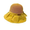 Nuevo Sombrero de Sol Versátil para Exteriores de Verano con Ala Ancha, Sombrero de Pescador, Sombrero Portátil de Protección Solar, Sombrero de Mujer con Lazo