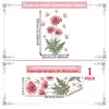 Pegatinas de Pared Personalizadas de Plantas y Flores Frescas para Sala de Estar, Dormitorio, Habitación Infantil, Decoración de Fondo para el Hogar, Pegatinas de Pared Autoadhesivas