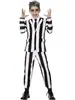 Fantasia de Halloween do Arcanjo Fantasia COS Cosplay do Filme Beetlejuice Terno Listrado