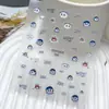 Série Duyuer Adesivos de Unha Populares Estilo Influenciador Realista com Suporte Adesivo para Decoração de Unhas DIY