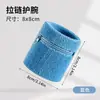 Muñequera con Bolsillo con Cremallera, Algodón, Absorbente de Sudor, Transpirable, Multifuncional para Deportes, Ciclismo, Fitness, Almacenamiento, Directo del Fabricante