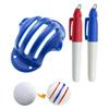 Marcador de Línea Transparente con Clip para Golf, Marcador de Bola, Herramienta para Dibujar Líneas, Accesorios para Campo de Golf, Descuento por Compra al por Mayor, Portátil