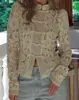 Nova camisa feminina de verão 2026 da Amazon, moda transfronteiriça europeia e americana, corte slim, vazada, abotoada, gola alta, manga longa, vintage