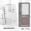 Almacenamiento de Uñas Fresco y Elegante con Doble Cremallera Seleccionado Cuidadosamente Libro Transparente de PVC para Colección de Uñas Álbum de Mini Almacenamiento Desmontable de Hojas Sueltas