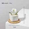 Suministro transfronterizo exclusivo de flores artificiales de crisantemo de vidrio hechas a mano en Zibo, flores eternas, artesanías de vidrio, adornos y decoraciones de escritorio