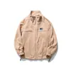 Yidao Vintage Otoño Nueva Llegada Estilo Japonés Exterior Parche Bordado Diseño Patchwork Cuello Alto Sudadera con Capucha de Forro Polar Hombre
