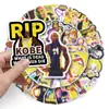 51 Estrellas Kobe Bryant Pegatinas de Graffiti DIY Batería de Laptop Coche Coche Guitarra Pegatinas Decorativas Impermeables