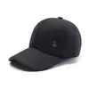 Sombrero de invierno para hombres de mediana edad y ancianos, sombrero a prueba de viento, gorra de béisbol a prueba de frío, gorra de pato extra gruesa con terciopelo, protección para las orejas, sombrero de algodón cálido
