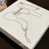 Exquisito y Etéreo Collar con Borla de Mariposa para Mujer, Diseño de Nicho con un Toque de Lujo, Accesorio de Cadena para Clavícula Minimalista y Fresco