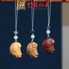 Sándalo Verde y Sándalo Rojo Varios Colgantes para Teléfono Móvil Accesorios para Llavero Joyería Sándalo Doce Constelaciones Accesorios para Armar Colgantes