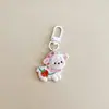 Lindo y Adorable Colgante Llavero de Cordero de Dibujos Animados para Bolsos de Niñas, Accesorio para Mochila de Estudiante, Regalo del Año del Cordero