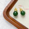 Pingente de Gourd de Amendoim Esmaltado Lótus DIY Pulseira de Joias Feita à Mão Corda Corda Vermelha Acessórios de Contas Material