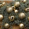 Bola de Navidad 6CM Dorada 8CM plateada Bola Brillante Bola Mate Colgante Arreglo Árbol de Navidad Colgante Decoraciones Electrochapadas