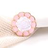 Yilian novo estilo Chanel flor de pérola com gota de óleo acessórios de joias diy capa de celular material de beleza acessórios para sapatos com furo