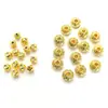 Color oro 18K retención de color patrón de mariposa voladora rueda espaciadora accesorios para joyería hecha a mano DIY material de cuentas