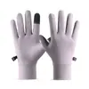 Guantes Cálidos para Hombres y Mujeres, Ciclismo, Otoño e Invierno, Delgados, Con Felpa, Antideslizantes, Cortavientos, Forro Interior para Esquí, Conducción, Deportes, Exteriores
