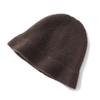 Gorro de cachemira para niños, 100% cachemira pura, para otoño e invierno, nuevo gorro de punto cálido, grueso, resistente al frío, de tres hilos