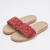 Pantuflas de Lino Transpirables Cómodas para Hombre Verano Hogar Interior Antideslizantes para Pareja Absorbentes de Sudor Cuatro Estaciones