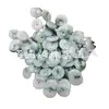 Jade Jade Azul Flor Flotante Hebilla de Jade Perlas Dispersas de Jade Jade Espaciador de Monedas Pulsera Collar Accesorios Perlas