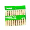 Pinzas de Bambú, Pinzas para Ropa para Uso Doméstico, Pinzas de Madera Resistentes, Pinzas para Quilting, Pinzas Pequeñas, Pinzas para Ropa, Pinzas a Prueba de Viento para Invernadero