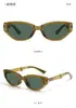 Gafas de sol plegables para mujer 2024 nuevo ojo de gato marrón protección solar de alta calidad gafas de sol gm-tma