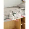 Cesta colgante para mesita de noche de dormitorio, estante para almacenamiento de snacks en la cama del estudiante, estante colgante de almacenamiento para dormitorio, solución de almacenamiento para literas