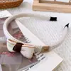 Diadema de Lazo de Lana Dulce Color Maillard Estilo Literario Chica Café Corazón Accesorios para el Cabello Nudos Niños Diadema