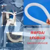Tubería trenzada de silicona de alta transparencia hecha a medida, tubería trenzada de silicona FDA engrosada, tubería interior trenzada transparente para aspiradoras