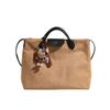 Cross-Border Grande Capacidade Retro Fosco Camurça Commuter Tote Bag para Mulheres Nova Moda Simples Trabalho Bolsa de Ombro Crossbody