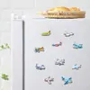 20 Peças de Ímãs de Geladeira Magnéticos Macios de Avião, Personalizados e Criativos, Venda Quente Transfronteiriça, Desenhos Animados de Veículos, Adesivos Magnéticos à Prova d'Água, Atacado
