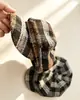 Sombrero octogonal de otoño e invierno para mujer, boina versátil estilo coreano, japonés y británico, sombrero de calabaza a cuadros blanco y negro, sombrero de artista