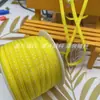 Cinta de Decoración de Borde de Ropa de Poliéster de Tejido Plano Liso Bicolor Picot Simple de Una Fila de Colores 5 mm 0.5 cm
