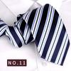 Paquete de Corbata con Cordón 22-8cm Corbata Perezosa al por Mayor Accesorios de Ropa para Hombre Traje Rayado Corbata de Negocios