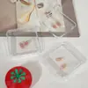 Caja de Almacenamiento de Cristal para Pulseras de Uñas, Organizador de Escritorio para Uñas, Caja Transparente a Prueba de Polvo para Joyas y Coleccionables, Caja para Collares