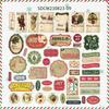 Pegatinas navideñas con dibujos animados para tarjetas, bolsas de papel, álbumes, cuadernos, diarios, etc.