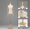 Maniquí Femenino de Medio Cuerpo Accesorios Tienda de Ropa Exhibidor de Ventana Estante de Cuerpo Completo Maniquí Modelo para Vestido de Novia Estante Base de Madera Maciza