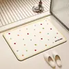 Tapete Antiderrapante para Banheiro Tapete para Chão Antiderrapante para Porta de Banheiro/Box Ducha Terra de Diatomáceas Absorção de Água Secagem Rápida Tapete para Pés Tapete de Entrada