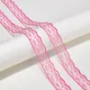 Suministro en Stock de Encaje de Poliéster No Elástico de 2.2 cm para Lencería DIY, Dobladillos de Faldas, Ropa y Accesorios de Decoración para Cortinas