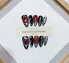 Nai Zi Unhas Vestíveis Feitas à Mão Série Estilo Europeu e Americano Coleção de Comércio Exterior Estilo Esculpido Pintado à Mão de Alta Qualidade Adesivos de Arte para Unhas Vestíveis