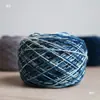 Hilo de Bordar Teñido con Plantas y Pasto, Pulsera de Cuerda Trenzada con Parche de Patchwork Multicolores Tie-Dye Hecha a Mano