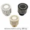 Manijas Pequeñas Redondas de Plástico al por Mayor Manijas de Diamante de Cristal Doradas Manijas para Gabinete Cajón Mesa de Noche Armario