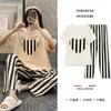 Transmisión en vivo puede usar pijama mujeres verano manga corta pantalones verano habitación con aire acondicionado ocio deportes menos mujeres ropa de casa traje