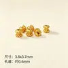 Plata S925 Chapada en Oro Torsette Joyería Accesorios DIY Pulsera de Loto Cuentas Cordón Dorado Antiguo Cordón para Pulsera Cuentas