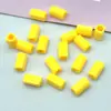 Faixa de cabelo DIY fivela de conexão diâmetro do furo interno 3mm cor de doce tubo de conexão de elástico contas acessórios